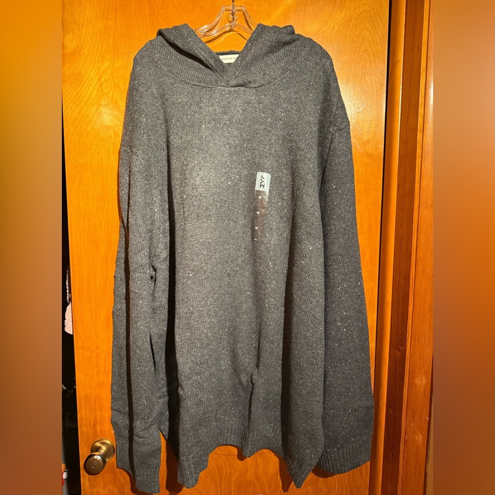 Men's Charcoal Turtleneck Sweater